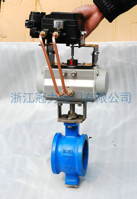 氣動V型調節球閥的結構及特點